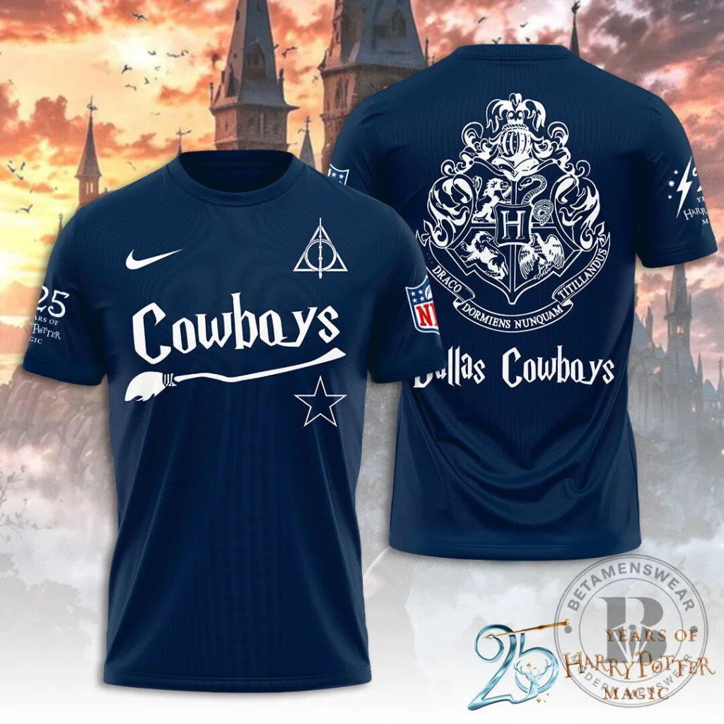 Dallas Cowboys Harry Potter 25 Years of Magic Football Fan Jersey