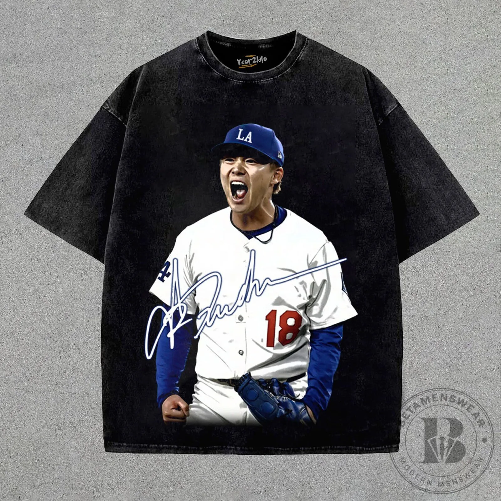 Yoshinobu Yamamoto Los Angeles Dodgers Baseball Player T-Shirt