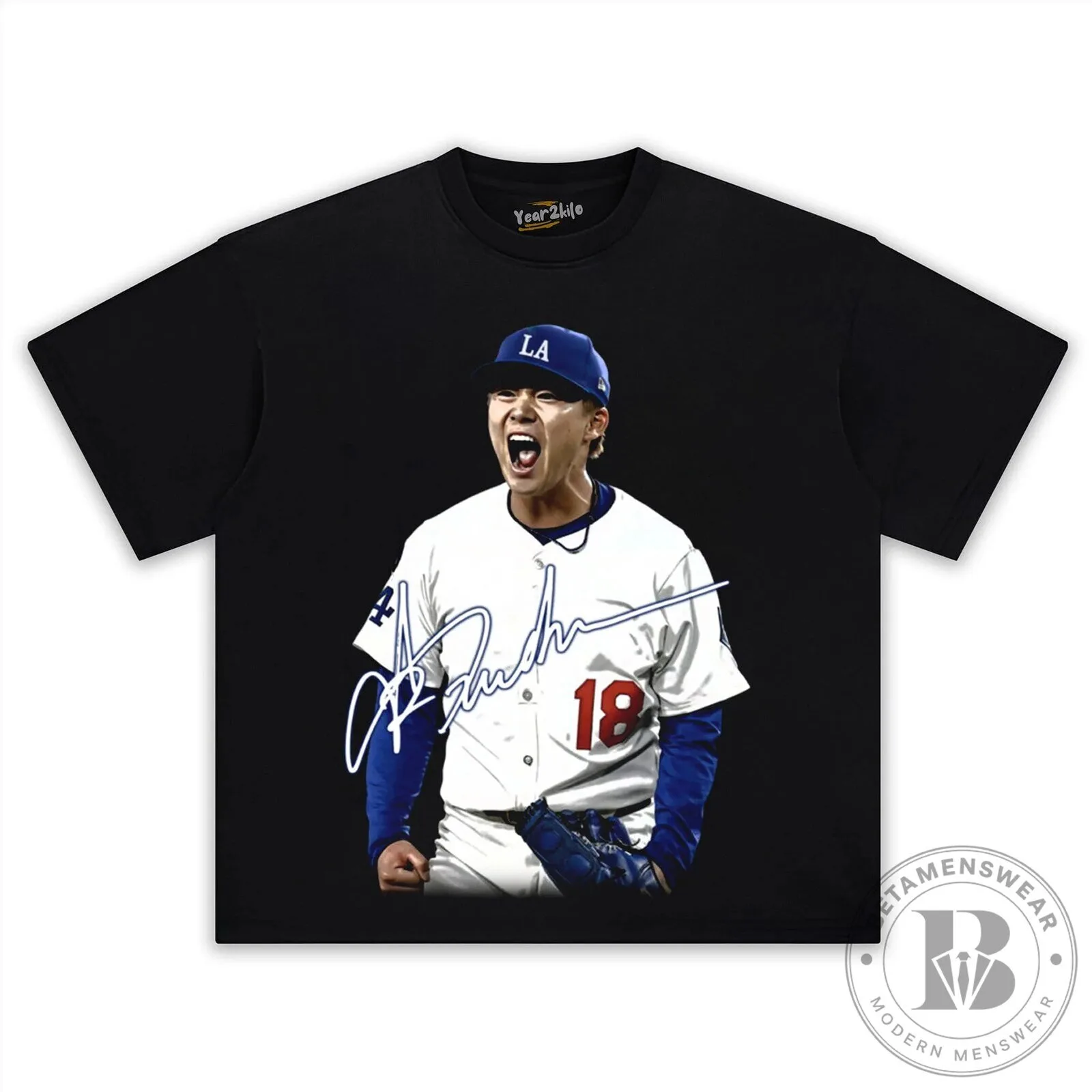 Yoshinobu Yamamoto Los Angeles Dodgers Baseball Player T-Shirt 13 Yoshinobu Yamamoto Los Angeles Dodgers Baseball Player T-Shirt