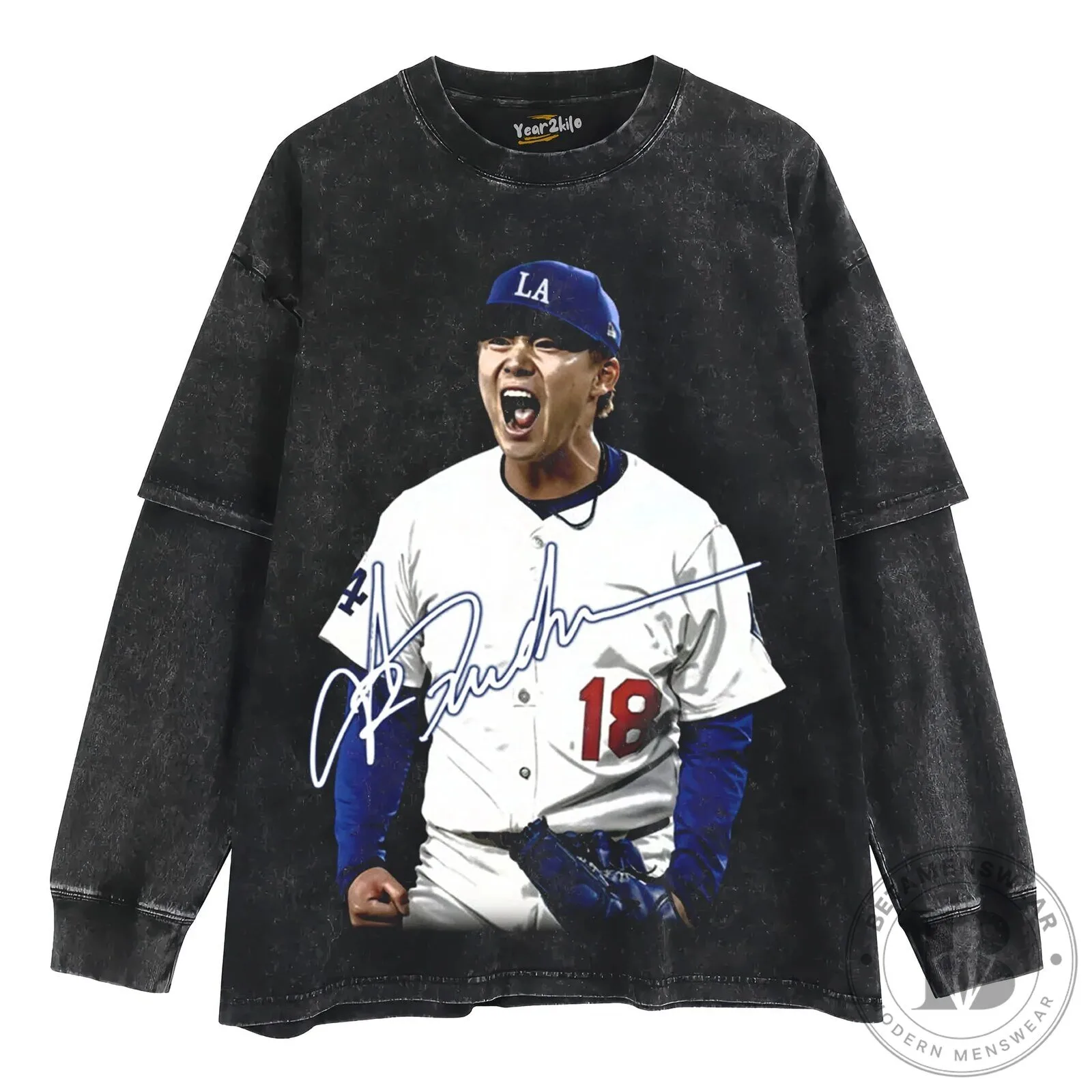 Yoshinobu Yamamoto Los Angeles Dodgers Baseball Player T-Shirt 16 Yoshinobu Yamamoto Los Angeles Dodgers Baseball Player T-Shirt