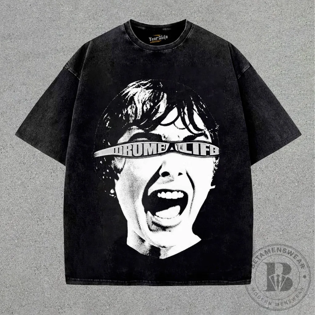 Quavohuncho Psycho 2026 Distressed Graphic Print T-Shirt Quavohuncho Psycho 2026 Distressed Graphic Print T-Shirt