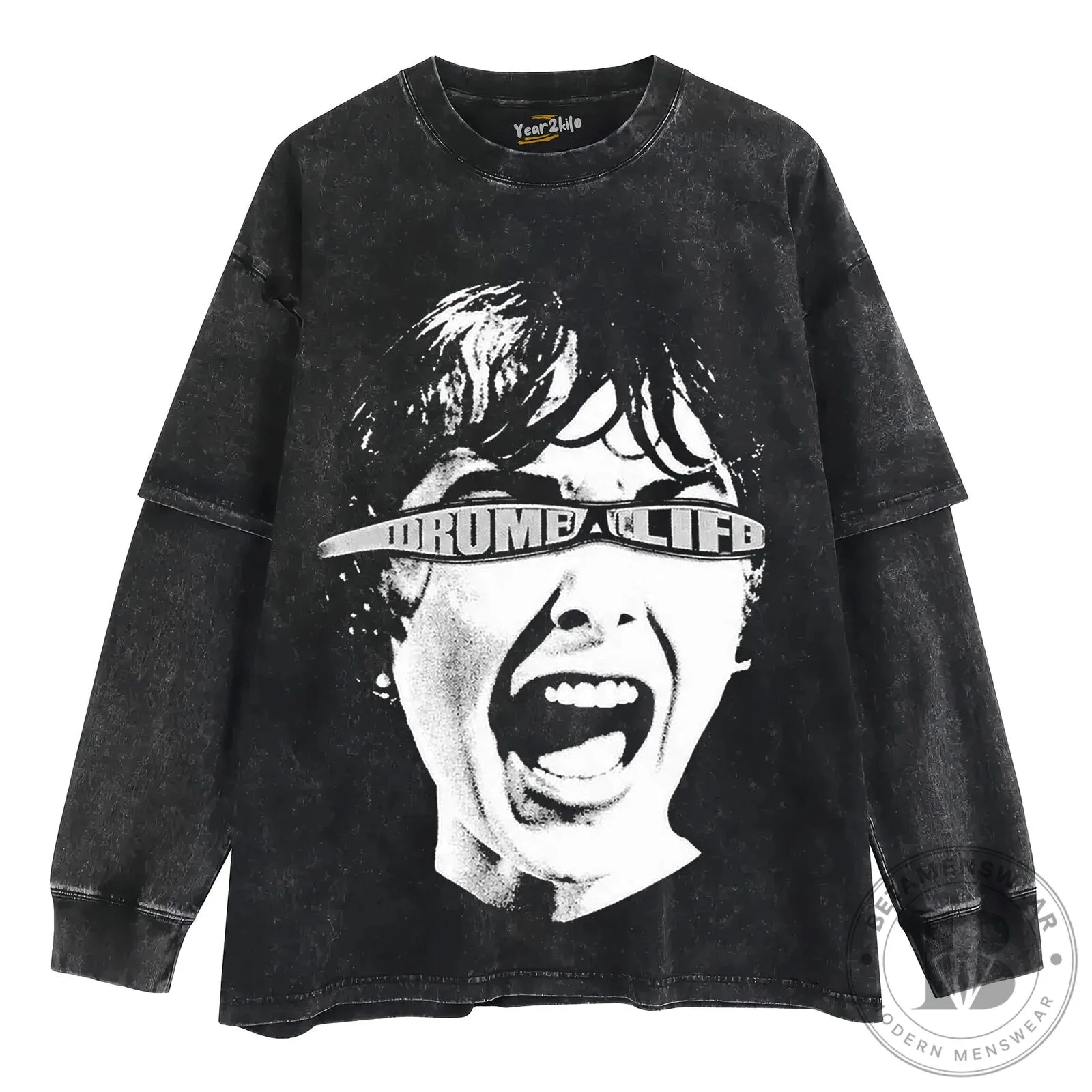 Quavohuncho Psycho 2026 Distressed Graphic Print T-Shirt 16 Quavohuncho Psycho 2026 Distressed Graphic Print T-Shirt
