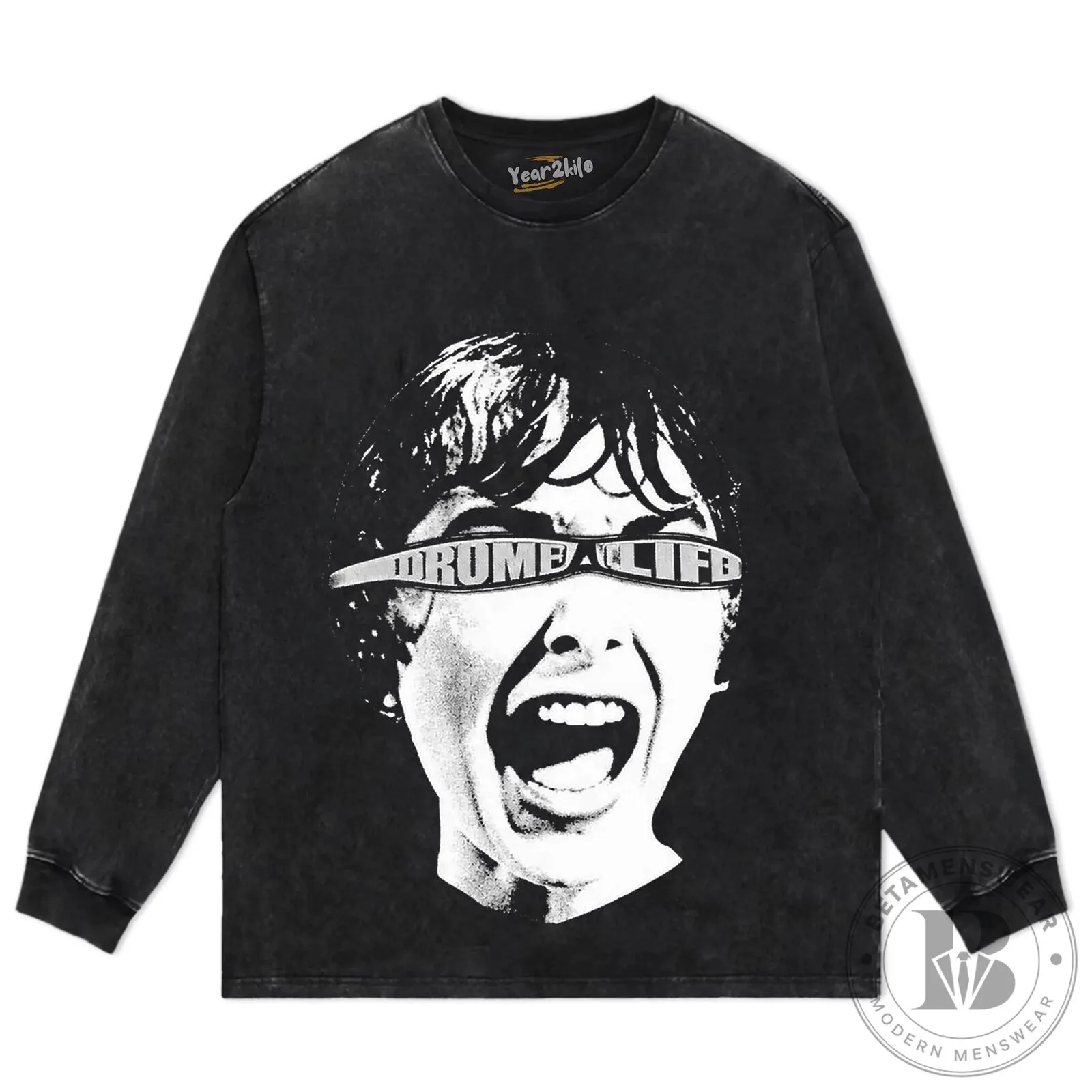 Quavohuncho Psycho 2026 Distressed Graphic Print T-Shirt 18 Quavohuncho Psycho 2026 Distressed Graphic Print T-Shirt