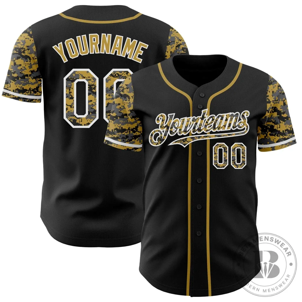 authentic-baseball-jersey-in-custom-two-tone-black-gold-digital-camouflage-pattern-featured Authentic Baseball Jersey in Custom Two Tone Black Gold Digital Camouflage Pattern