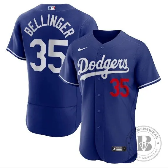 Los Angeles Dodgers Cody Bellinger 35 Blue Baseball Jersey