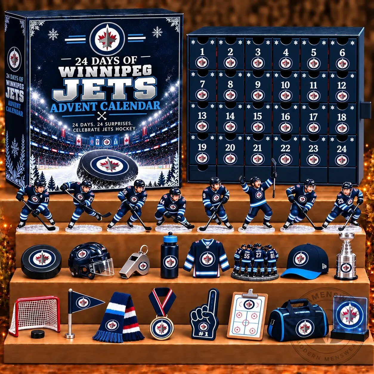 Winnipeg Jets National Hockey League Advent Calendar Blind Box Collectibles