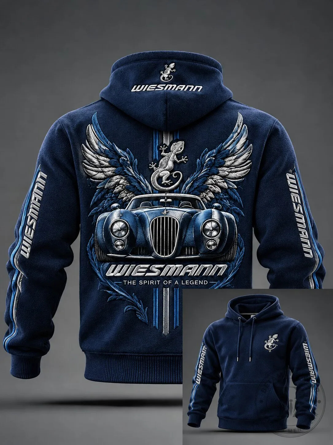 Wiesmann Roadster Vintage Car Spirit of a Legend Graphic Hoodie