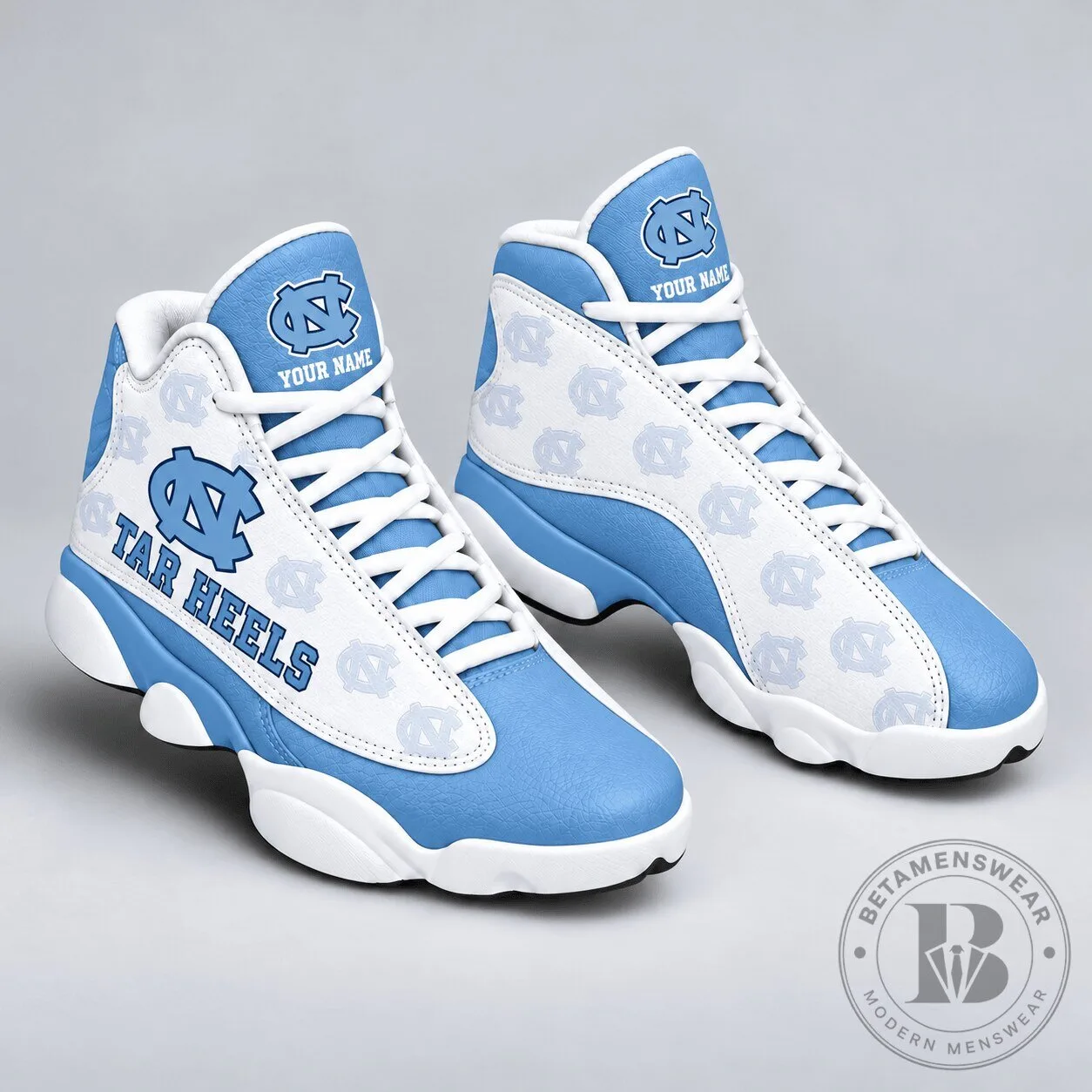 North Carolina Tar Heels Personalized Basketball Shoes