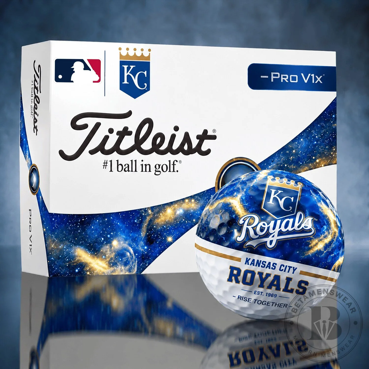 Kansas City Royals Titleist Pro V1x MLB Golf Ball Set