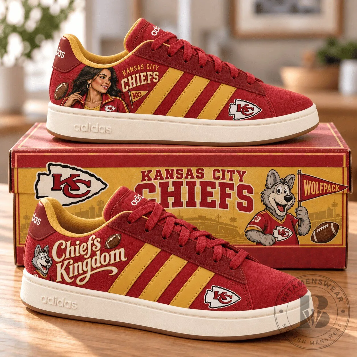 Kansas City Chiefs Football Team Fan Shoes