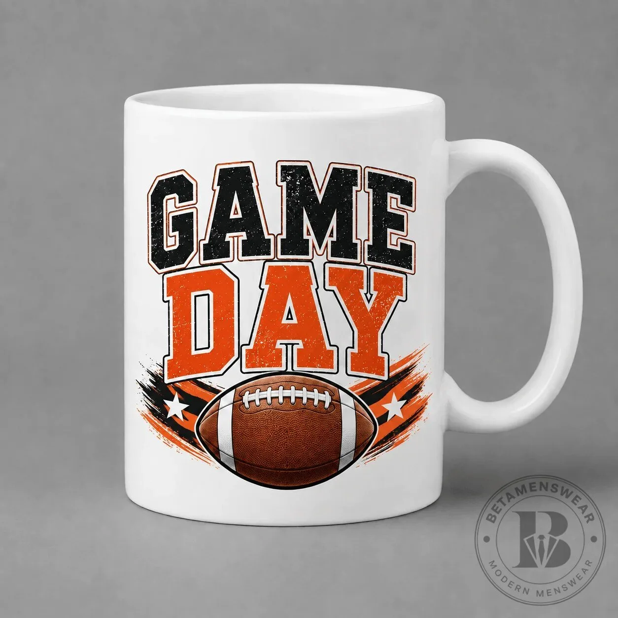 Ceramic Coffee Mug for Sports Fans on Game Day - Football Theme