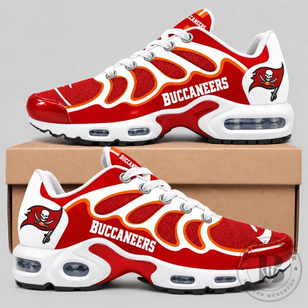 Tampa Bay Buccaneers NFL Team Logo Air Cushion Running Shoes Tampa Bay Buccaneers NFL Team Logo Air Cushion Running Shoes
