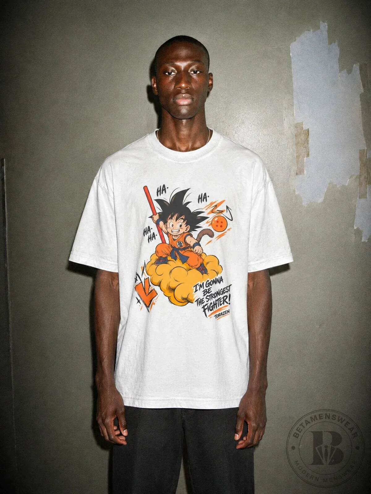 Dragon Ball Z Goku Nimbus Cloud Strongest Fighter Vintage T-Shirt