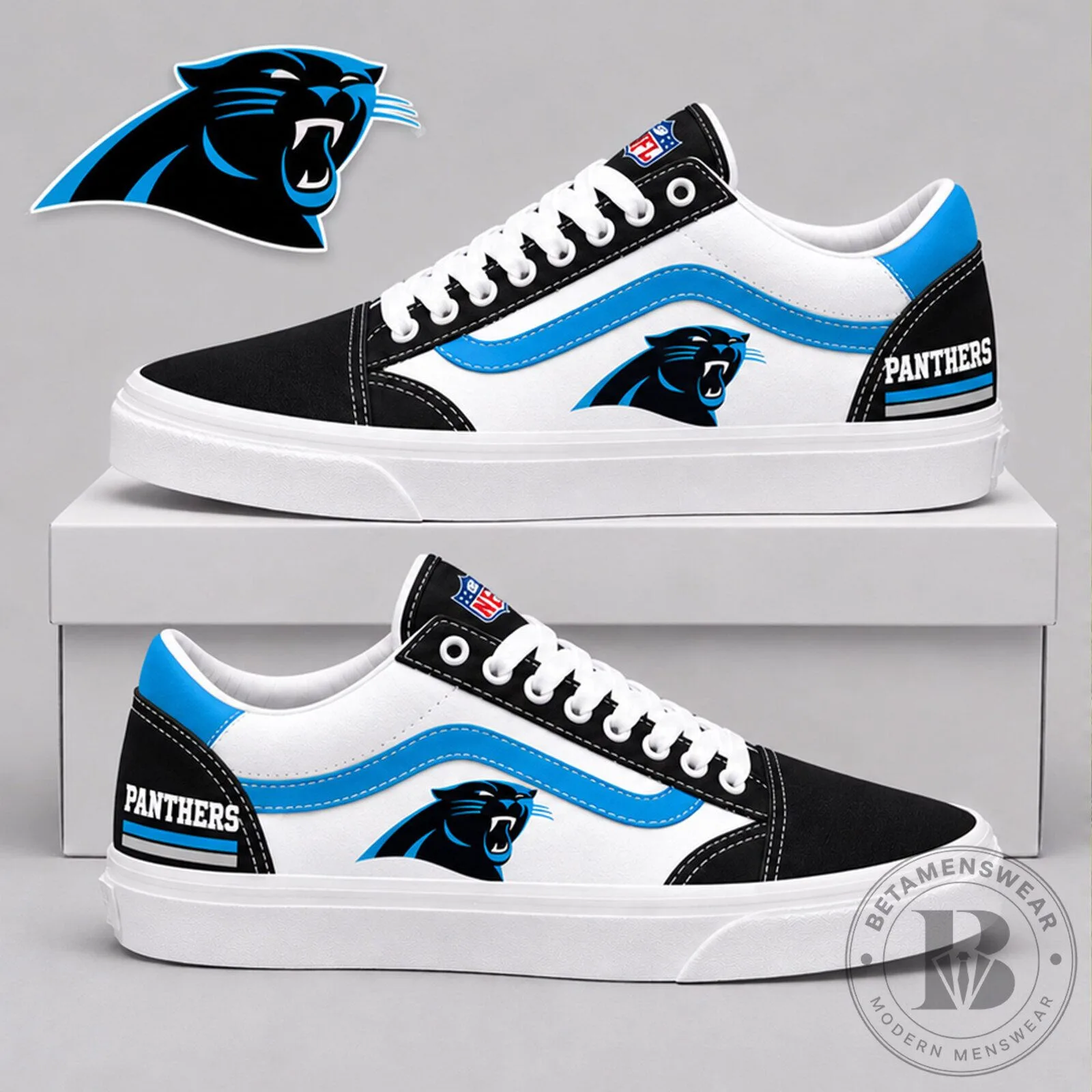 Carolina Panthers National Football League Team Pride Old Skool Shoes