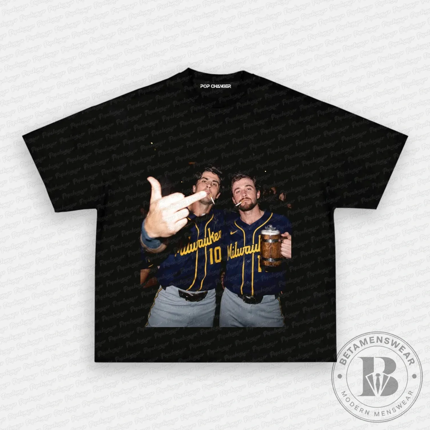Milwaukee Brewers Christian Yelich and Stephen Vogt After Hours T-Shirt