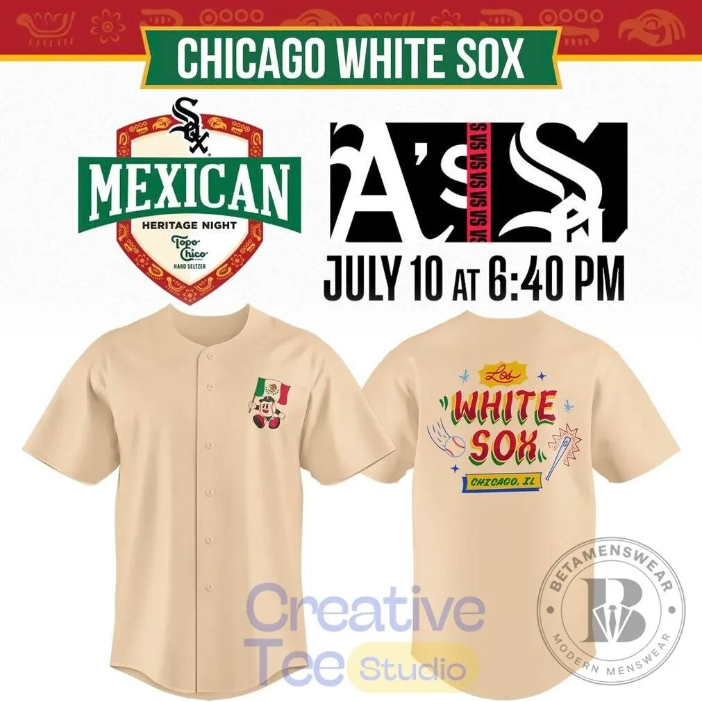 Chicago White Sox Mexican Heritage Night Edition Baseball Jersey